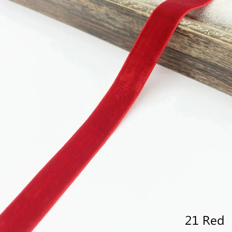 2 Yards / 14 Colors / Velvet Decorative Ribbon-1