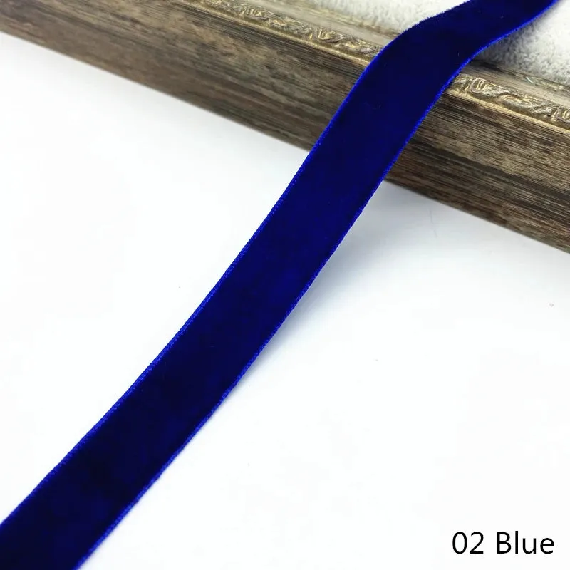 2 Yards / 14 Colors / Velvet Decorative Ribbon-1