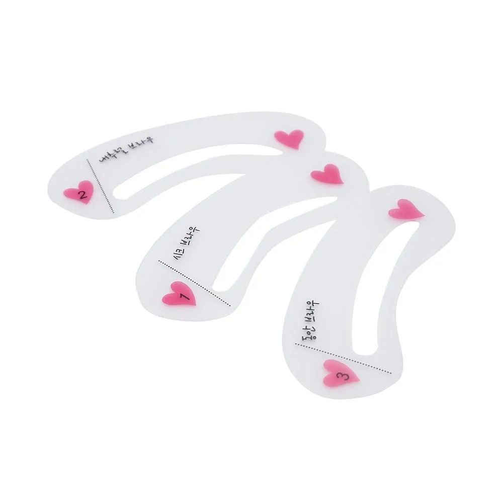 3 Styles Reusable Eyebrow