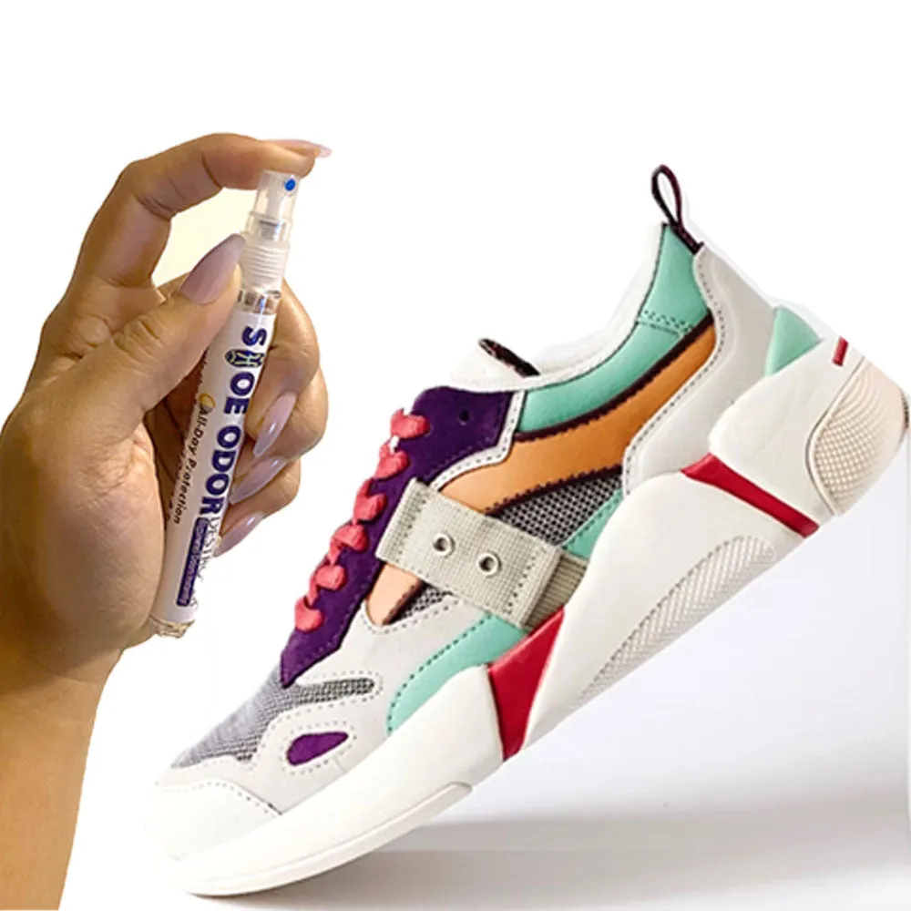 4 Portable Shoe Odor Destroyer Freshener Spray Pens Deodorizing Eliminator 0.4oz