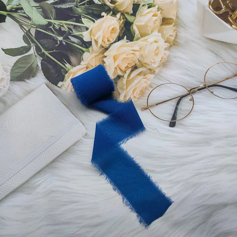 5 Meter / Eternal Roses Chiffon Silk Decoration Ribbon