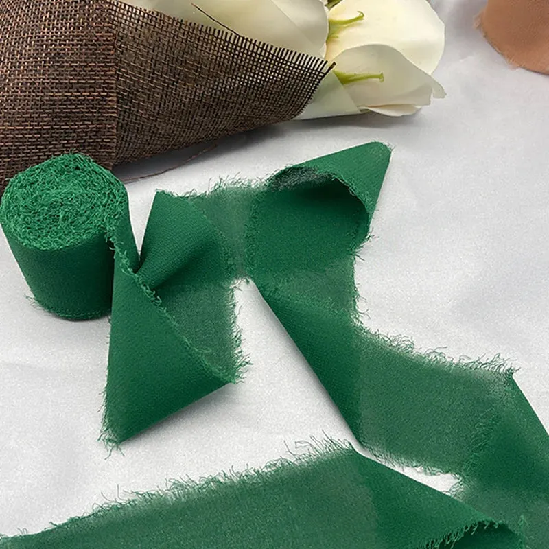 5 Meter / Eternal Roses Chiffon Silk Decoration Ribbon