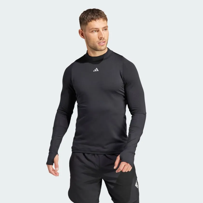 ADIDAS COLD.RDY TECHFIT TRAINING LONG-SLEEVE TOP - BLACK