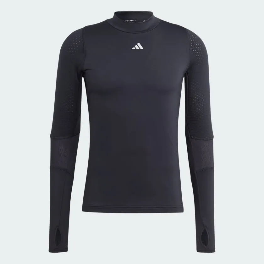 ADIDAS COLD.RDY TECHFIT TRAINING LONG-SLEEVE TOP - BLACK