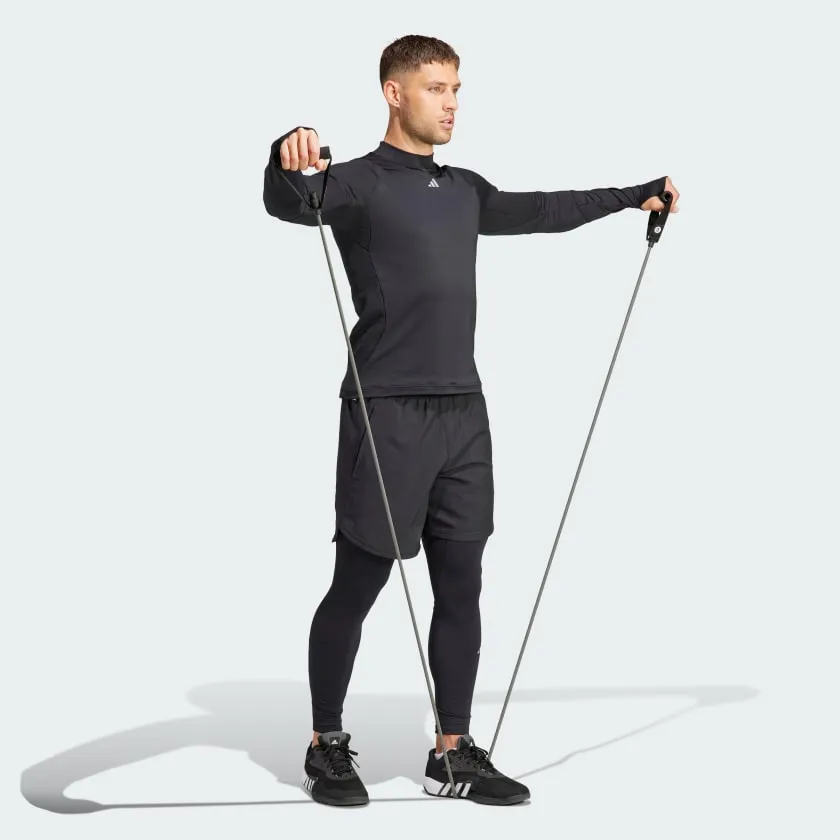 ADIDAS COLD.RDY TECHFIT TRAINING LONG-SLEEVE TOP - BLACK