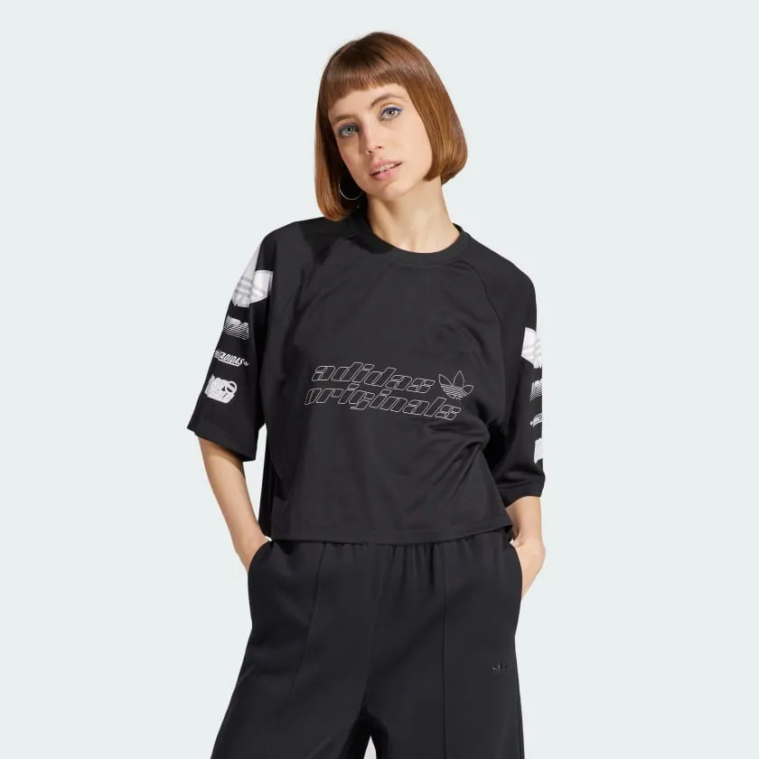 ADIDAS OVERBRANDED GRAPHIC T-SHIRT - II5624