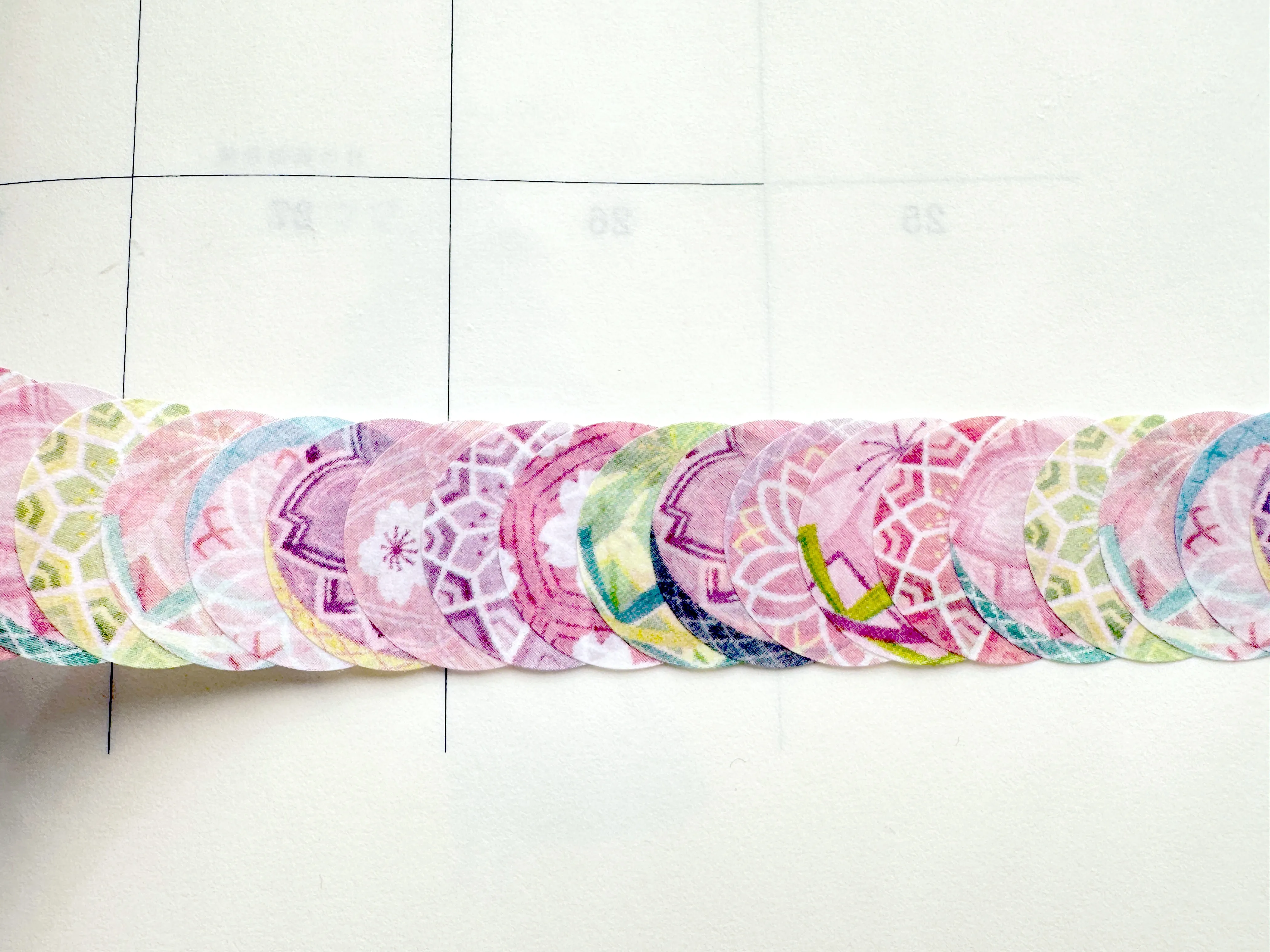 Bande Japanese Washi Masking Roll Stickers - Traditional Japanese Patterns