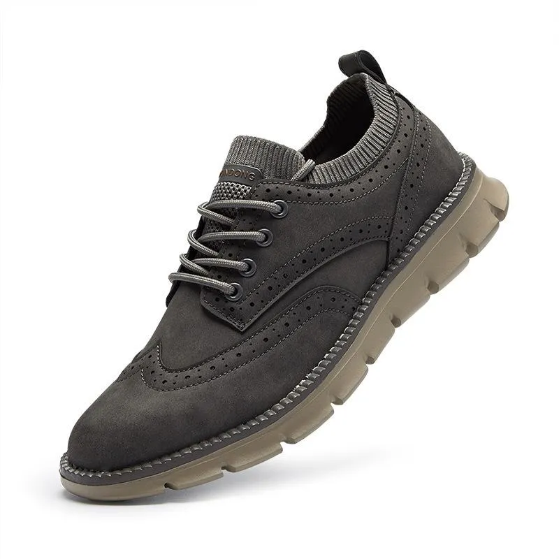 Bellkmart Men's Autumn Breathable Sneakers Classic Orthopedic Sneakers - Gray