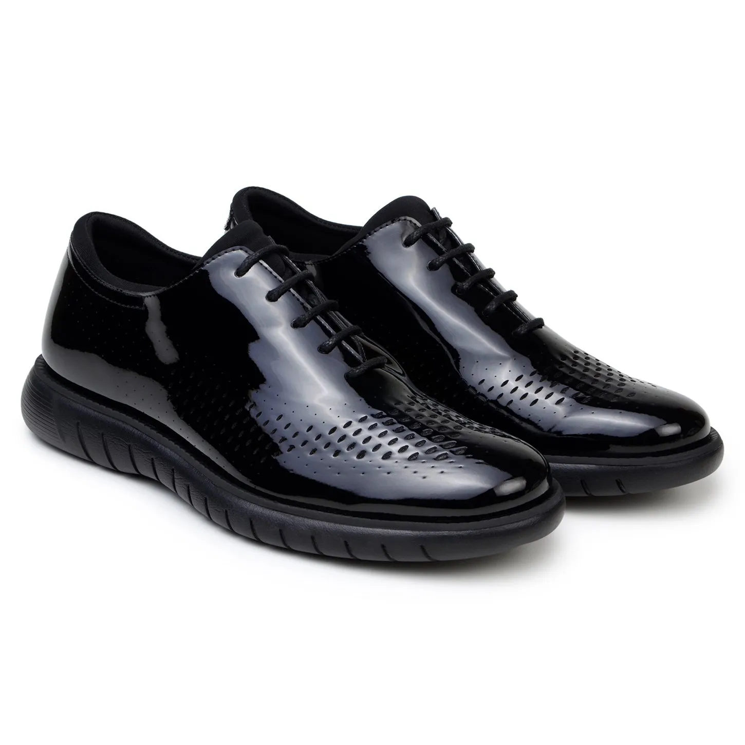 Belvedere Maxim in Black Rich Patent Leather Sneakers