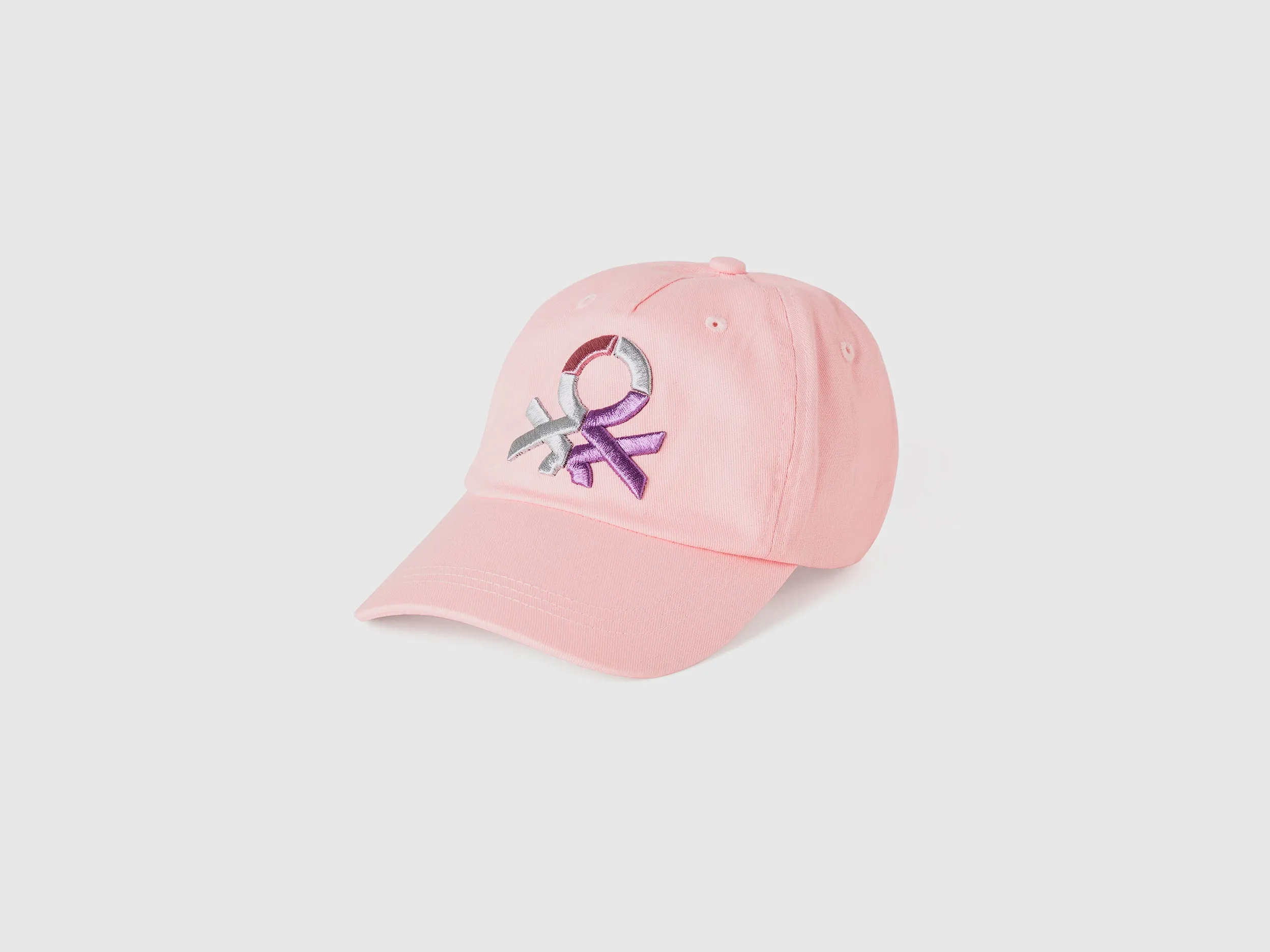 Brand Logo Pink Baseball Cap