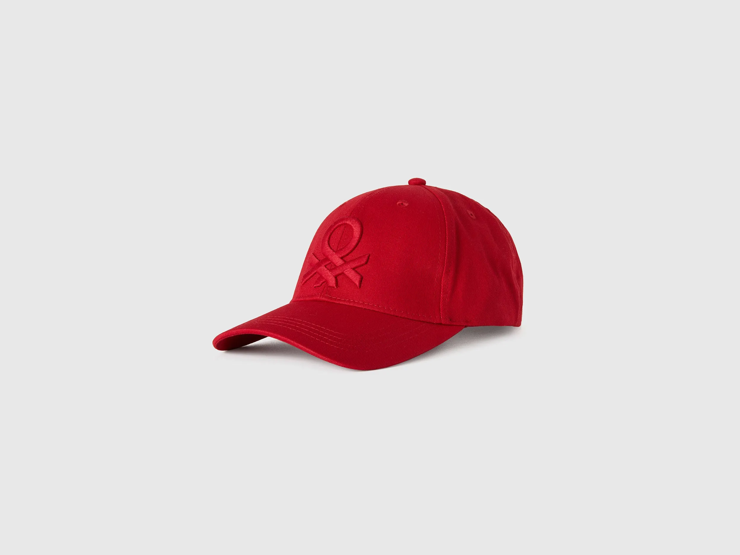 Brand Logo Red Baseball Cap