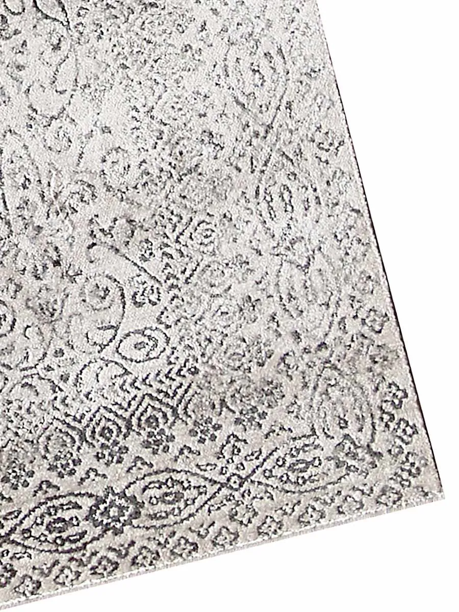 Cambridge Transitional Dove Gray Power-Loomed Rug 7'10"x10'10"