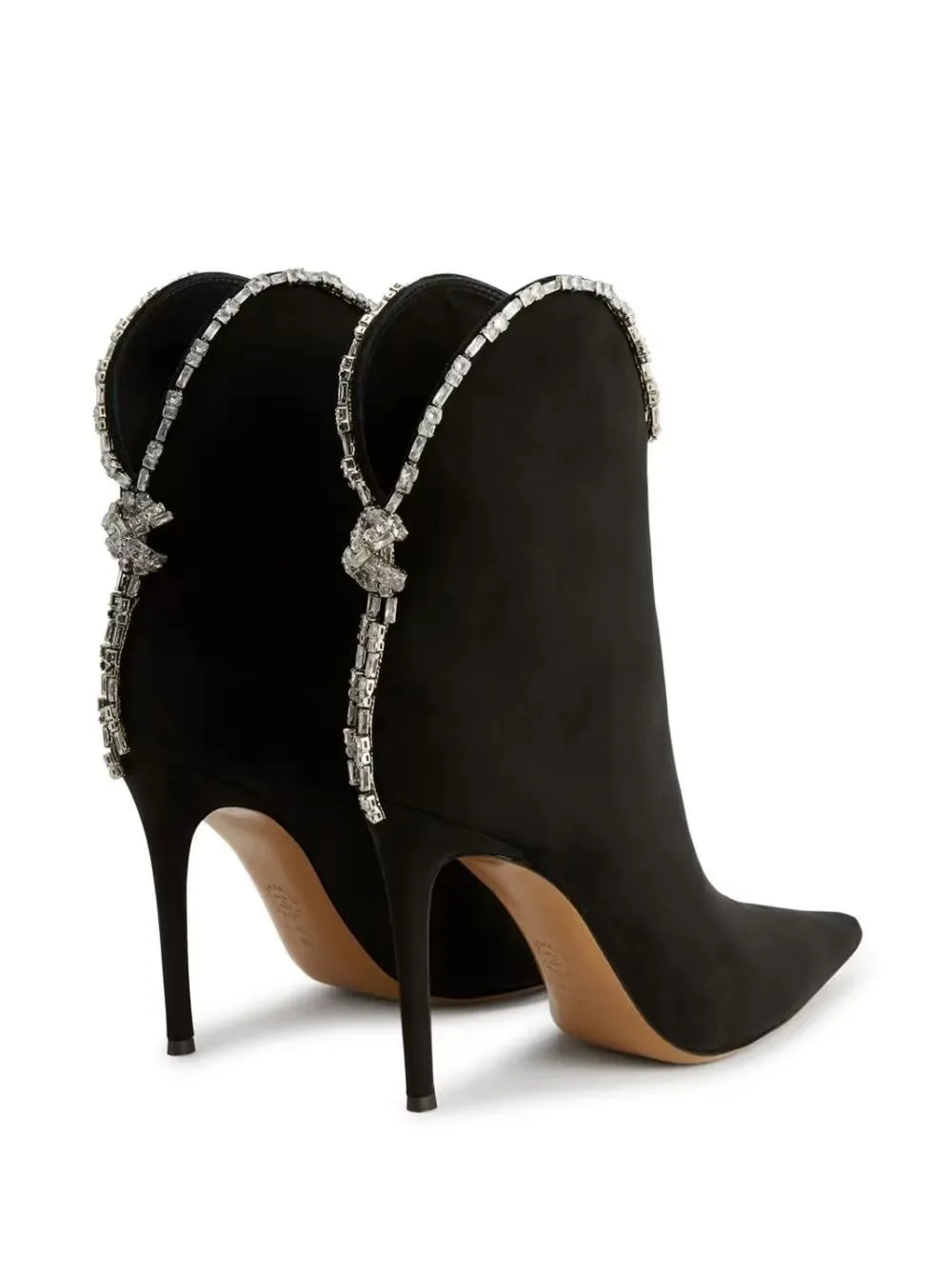 Chic European and American Style Stiletto Heeled Thigh-High Boots