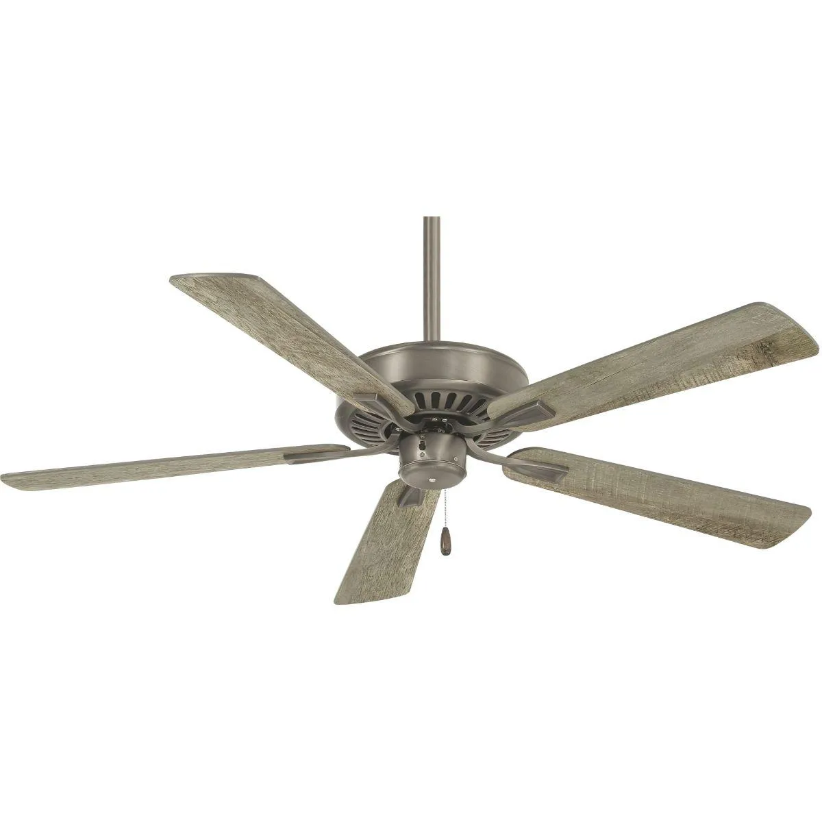 Contractor Plus 52 Inch Ceiling Fan with Pull Chain, Burnished Nickel