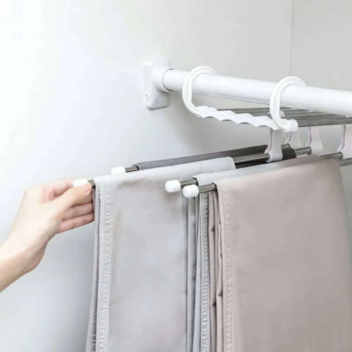 Convenient Foldable Drying Closet Rack