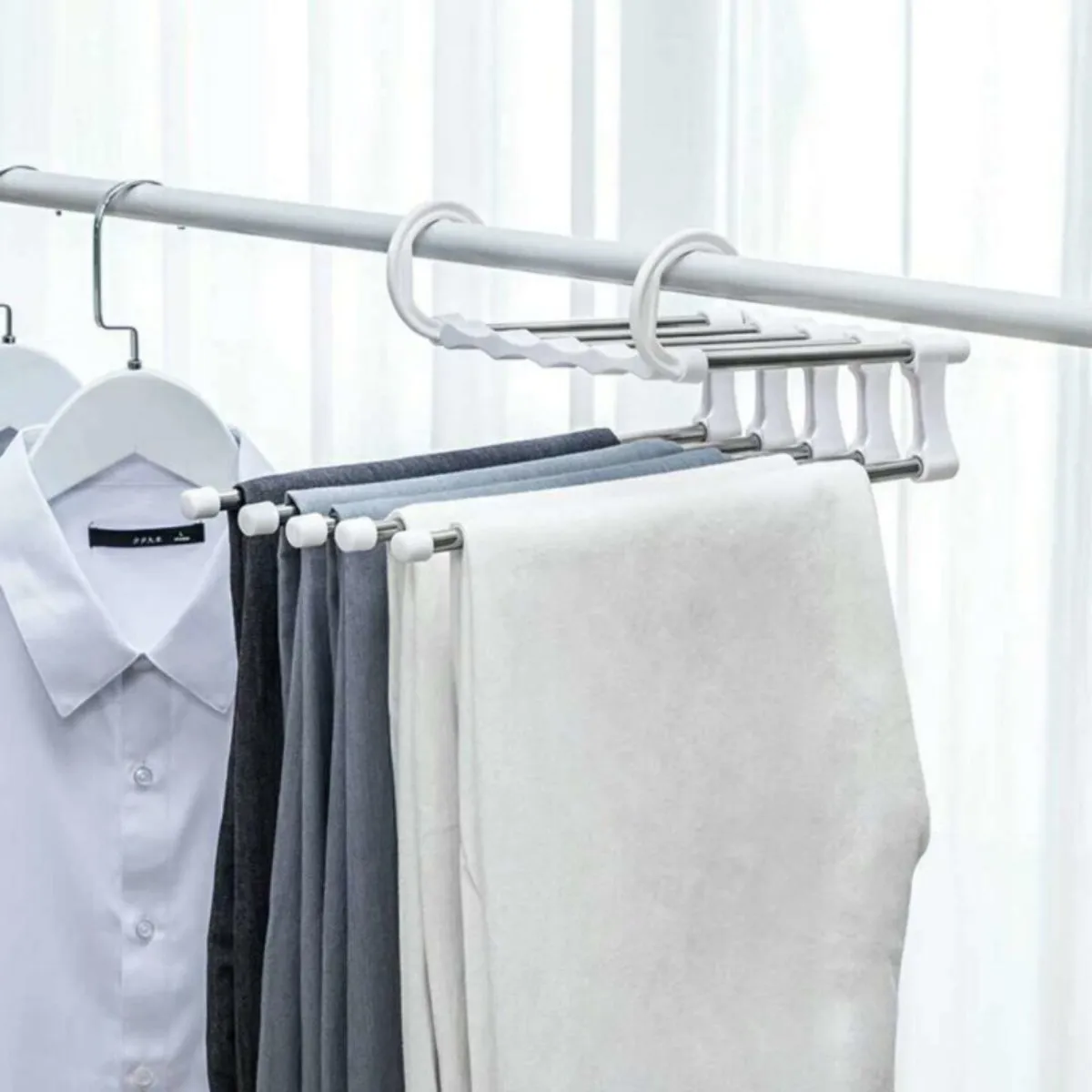 Convenient Foldable Drying Closet Rack