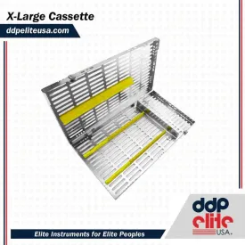 Convenient X-Large Cassette Stainless Steel | Ddpeliteusa