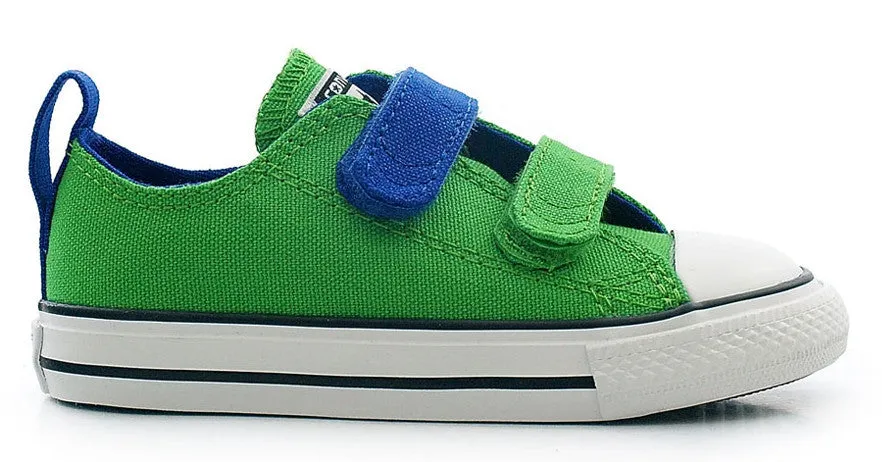 Converse 742888 All Star Velcro Ox for Infants - Jungle Green - REDUCED 30%