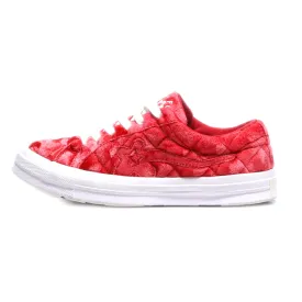 Converse Chuck Taylor All Star Low-Top Sneakers Fabric Red Colour For Women