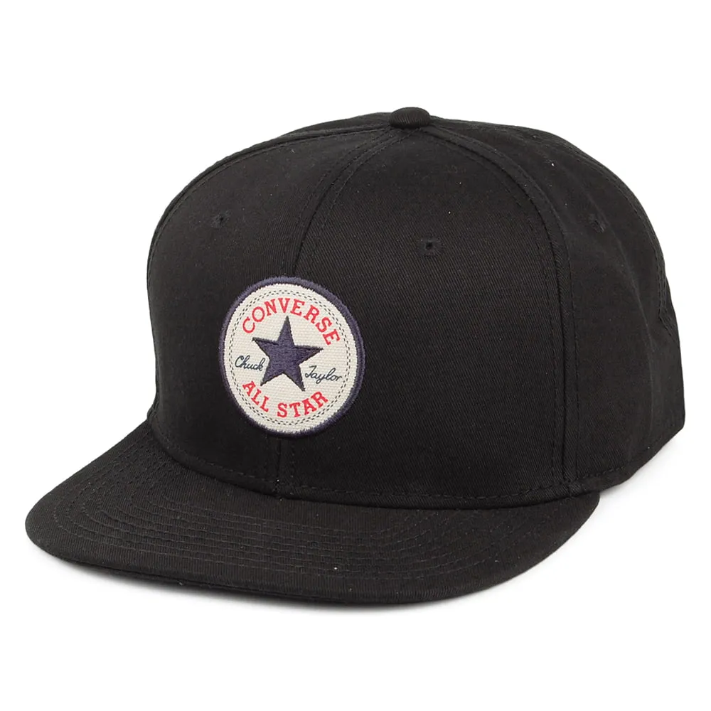 Converse Cotton Twill Core Snapback Cap - Black