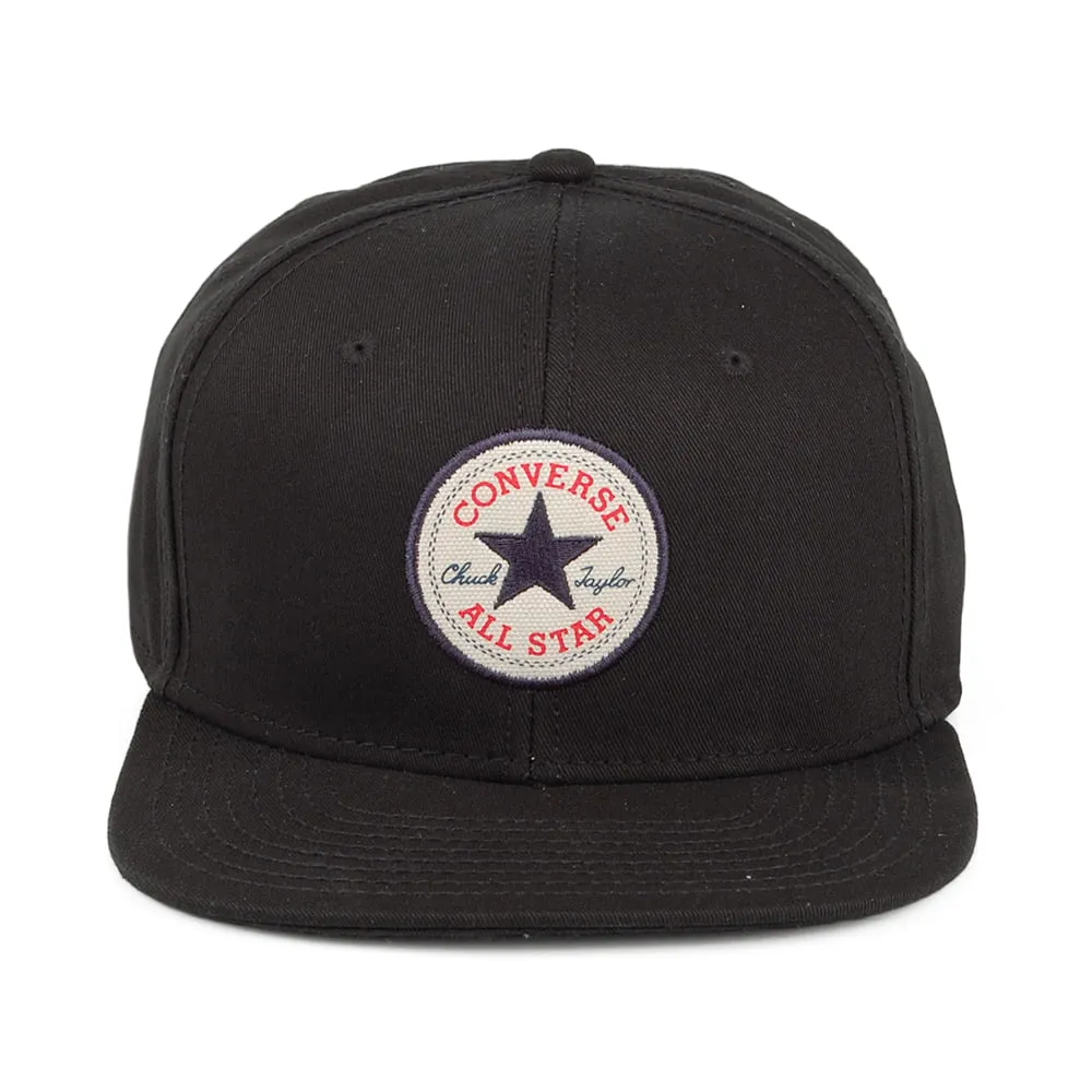 Converse Cotton Twill Core Snapback Cap - Black