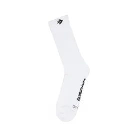 Converse Star Chevron Crew Socks 3 Pack White Black Size 2-8