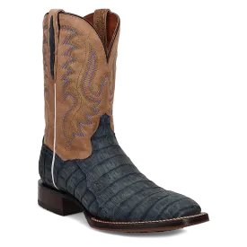 Dan Post Men's 11" Leon Caiman Western Boot - Demin/Tan DP5014