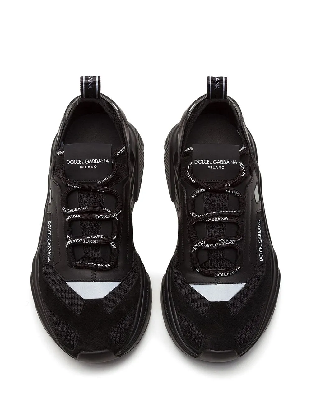 Daymaster Stretch Mesh Sneakers In Black
