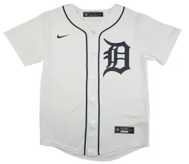 Detroit Tigers Nike Youth Home Limited Blank MLB Baseball Jersey - White