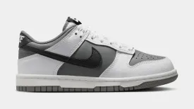 Dunk Low Grade School Lifestyle Shoes (White/Black/Smoke Grey)