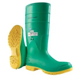 Dunlop Men's Work Boots Hazmax Hazardous Material Maximum Protection with Steel Toe, Chemical Resistant, Slip Resistant, NFPA Certified, CSA/ASTM Approved | Sizes 7-14