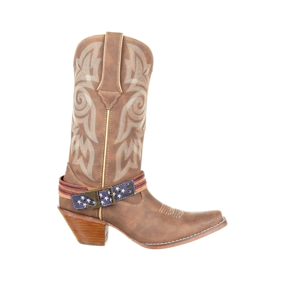 Durango Crush Women's Flag Accessory Western Boots Drd0208 In Brown