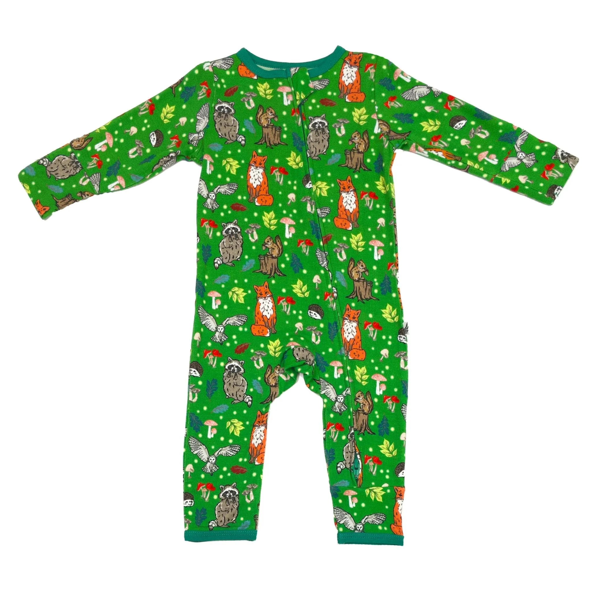 Enchanted Forest Woodland Animals Coverall (0-3T)