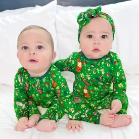 Enchanted Forest Woodland Animals Coverall (0-3T)
