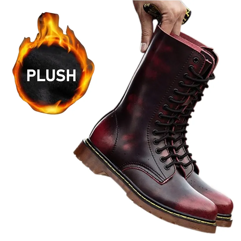 Funki Buys | Boots | Men's Gothic Punk High-Top Combat Boots