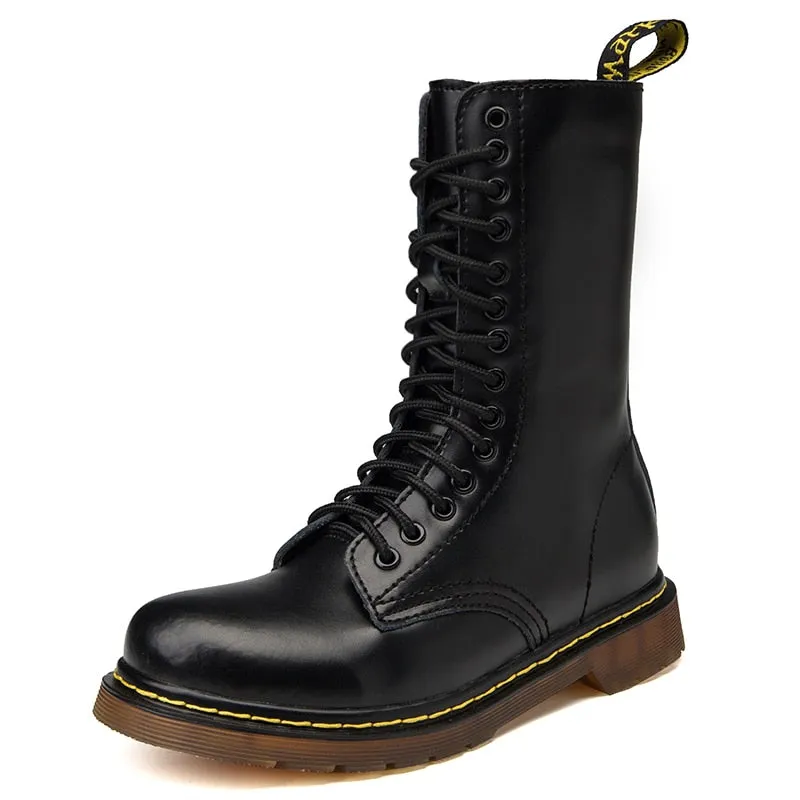 Funki Buys | Boots | Men's Gothic Punk High-Top Combat Boots