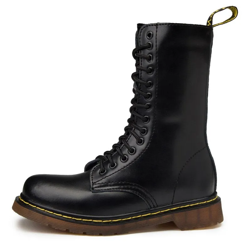 Funki Buys | Boots | Men's Gothic Punk High-Top Combat Boots
