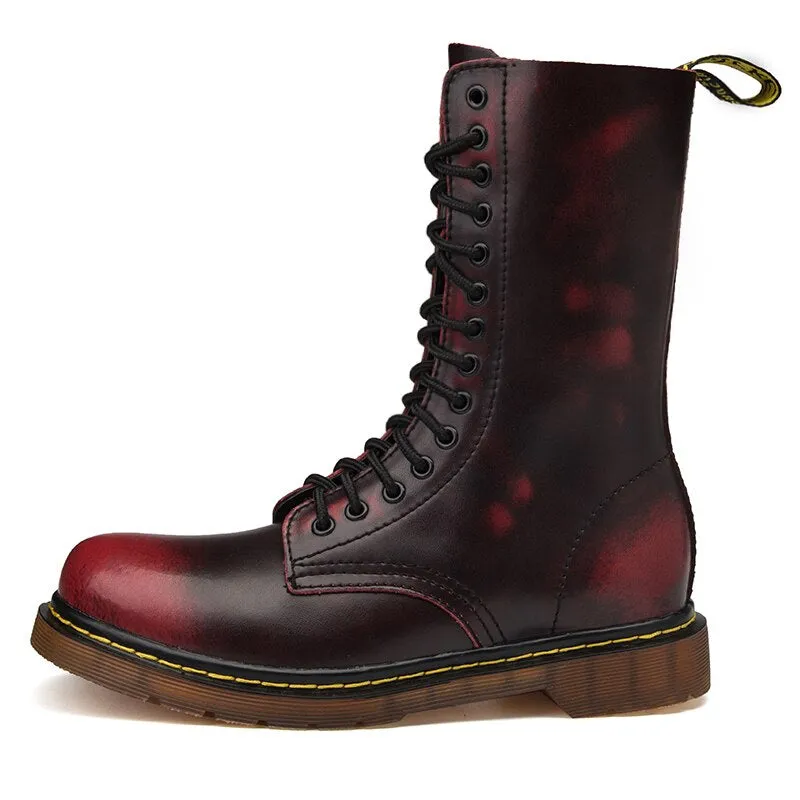 Funki Buys | Boots | Men's Gothic Punk High-Top Combat Boots