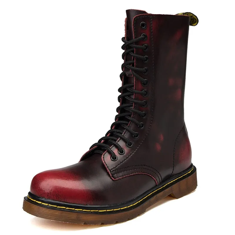 Funki Buys | Boots | Men's Gothic Punk High-Top Combat Boots