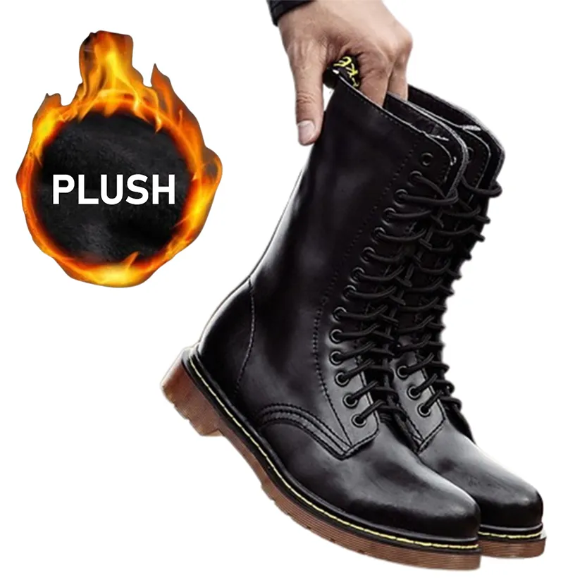 Funki Buys | Boots | Men's Gothic Punk High-Top Combat Boots