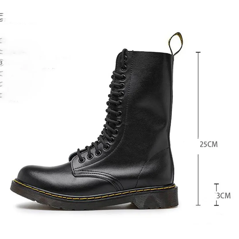 Funki Buys | Boots | Men's Gothic Punk High-Top Combat Boots