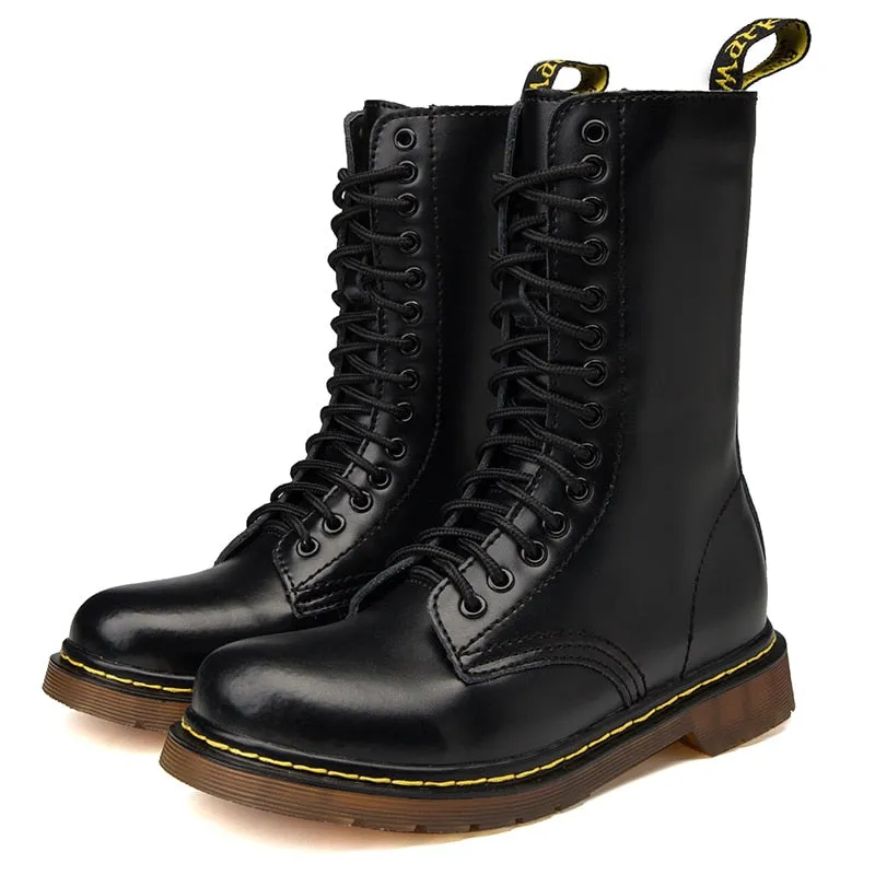 Funki Buys | Boots | Men's Gothic Punk High-Top Combat Boots