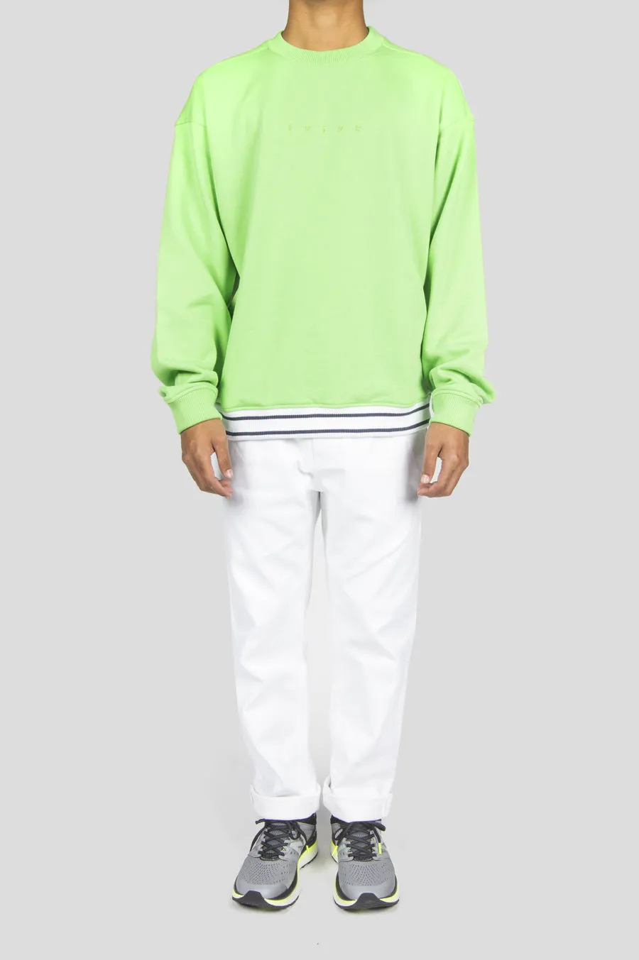 FUTUR FRONT LOGO CREWNECK GREEN
