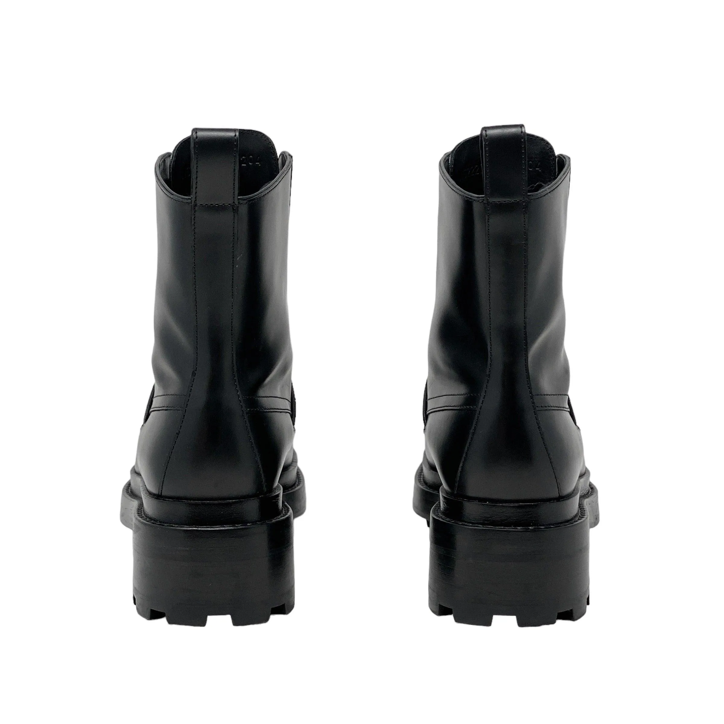 Hermes Noir Funk Ankle Boots 35