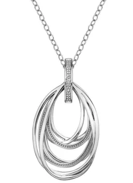 Hot Diamonds Chandelier Sterling Silver Diamond Pendant