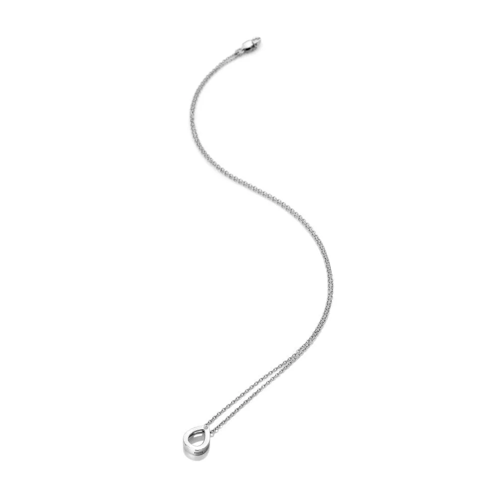 Hot Diamonds Diamond Amulet Sterling Silver Teardrop Necklace
