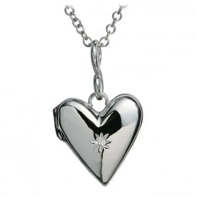 Hot Diamonds Just Add Love Sterling Silver Spontaneous Locket