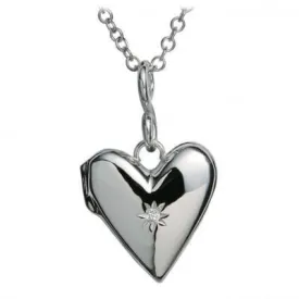 Hot Diamonds Just Add Love Sterling Silver Spontaneous Locket