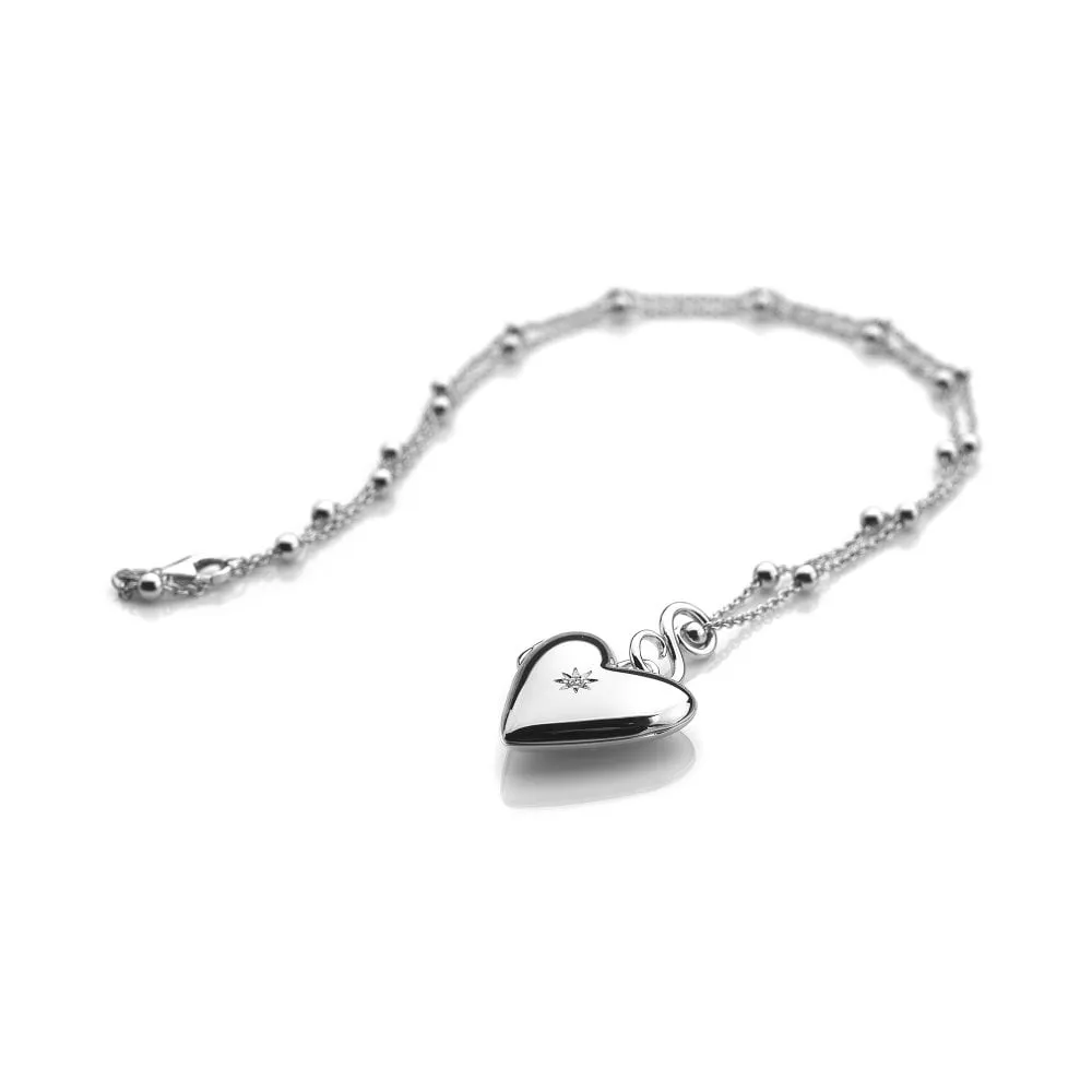 Hot Diamonds Just Add Love Sterling Silver Spontaneous Locket