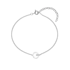 Hot Diamonds Love Letters Sterling Silver G Bracelet